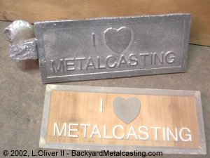 Learn how to cast metal in sand