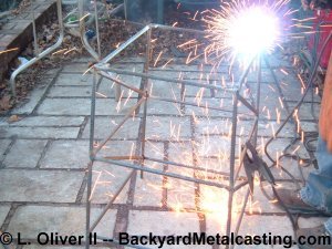 welding a work stand